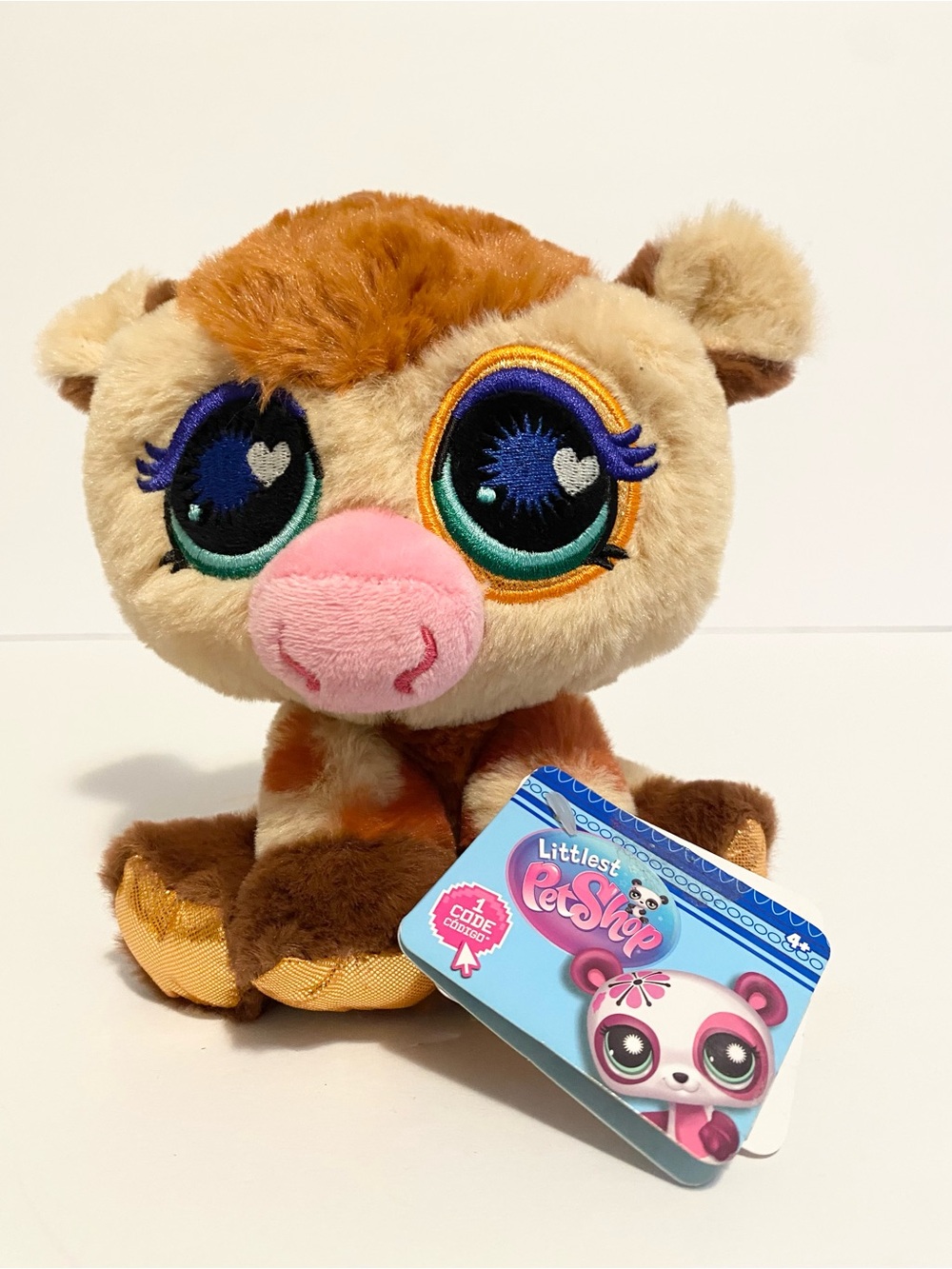 Littlest Pet Shop LPS Gen 7 Cow Plush Small 7” Stuffed Animal Toy Brown 2024